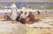 At the beach Edward Henry Potthast Prints